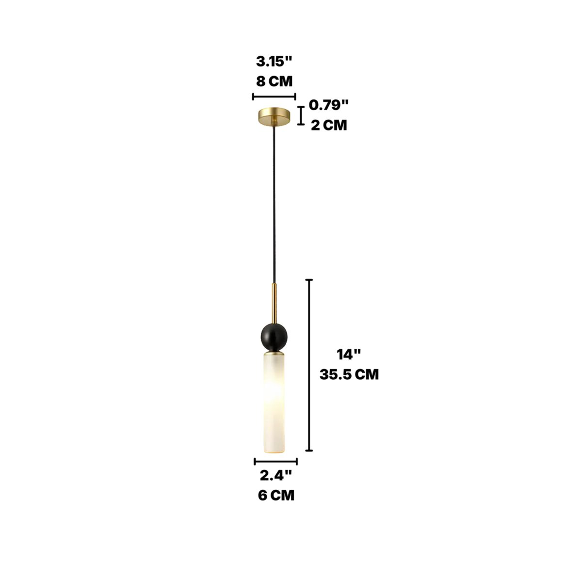 Modern Marble Pendant Light