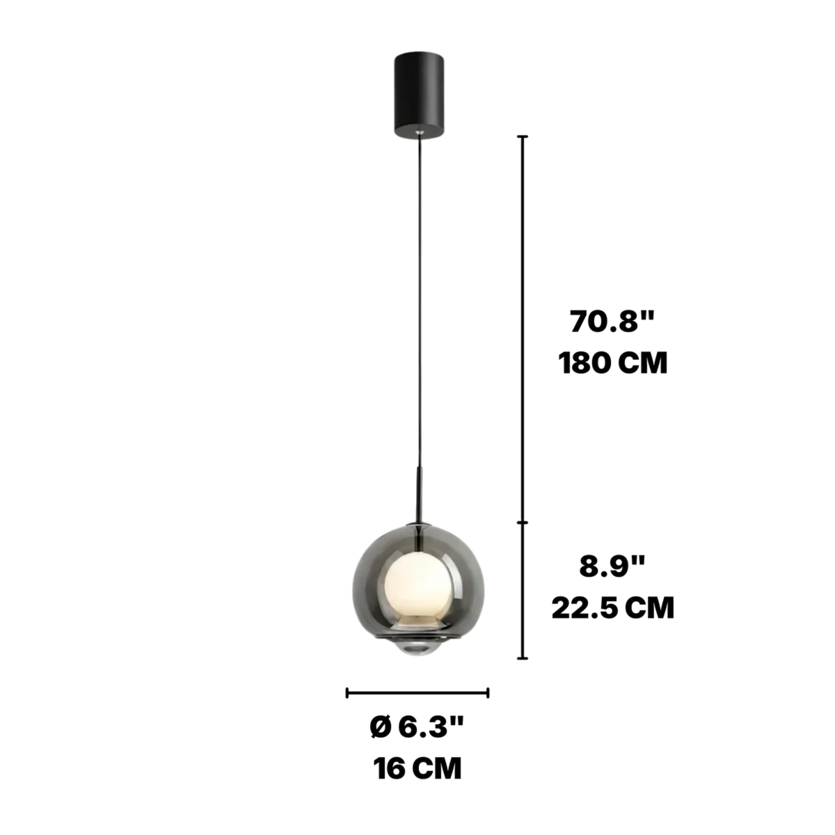 Glass Pendant Light