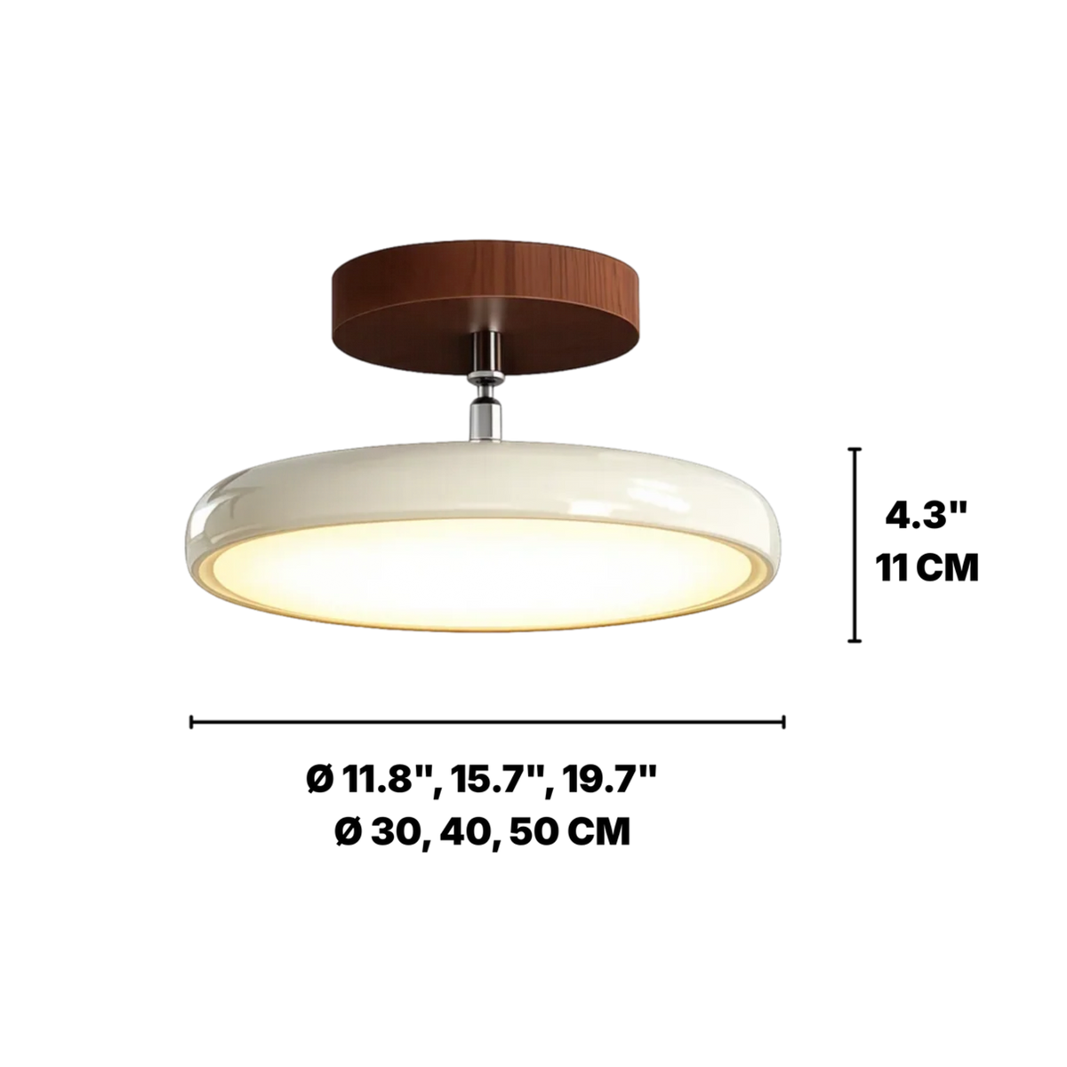Round Retro Ceiling Light