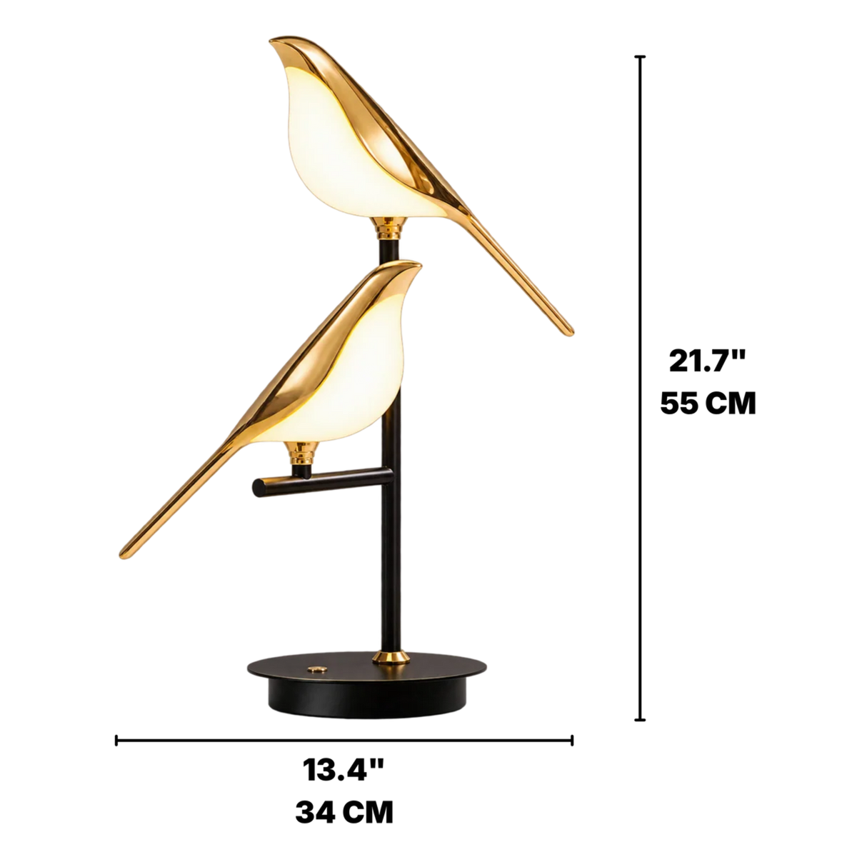 Nordic Golden Bird Table Lamp