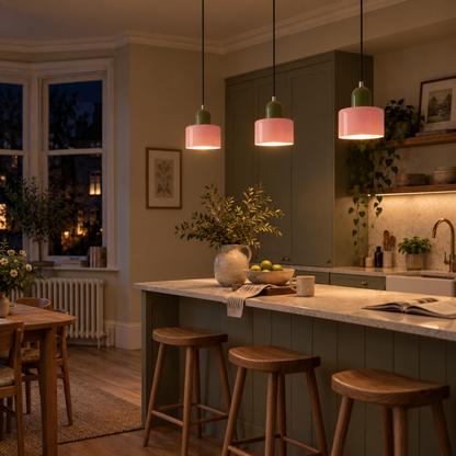Halo Glass Pendant Light