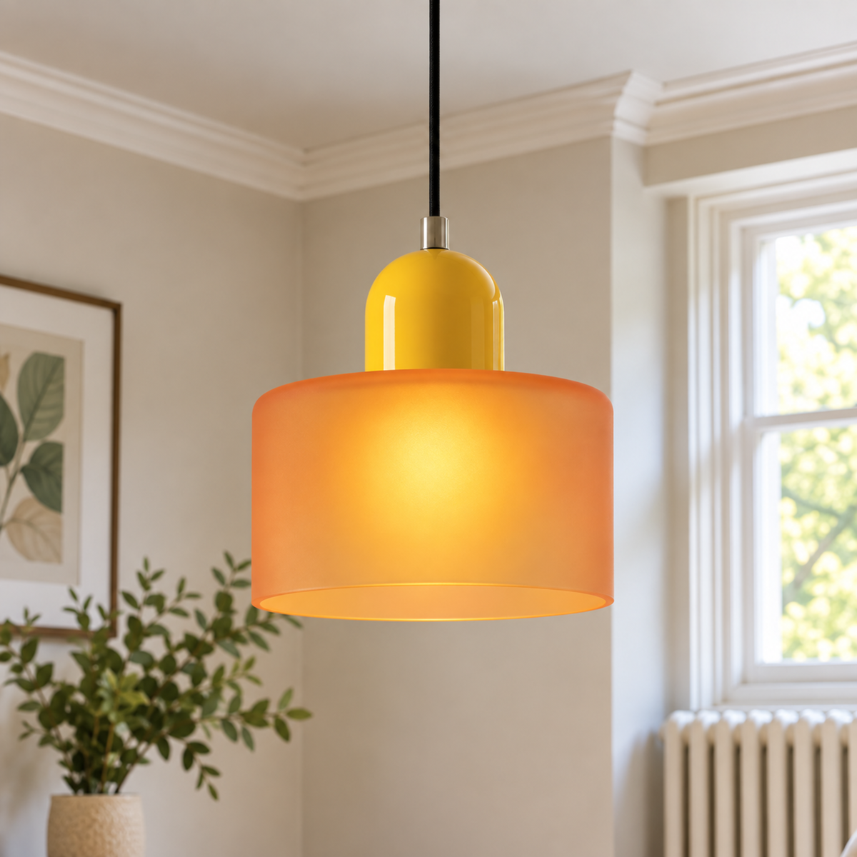 Halo Glass Pendant Light