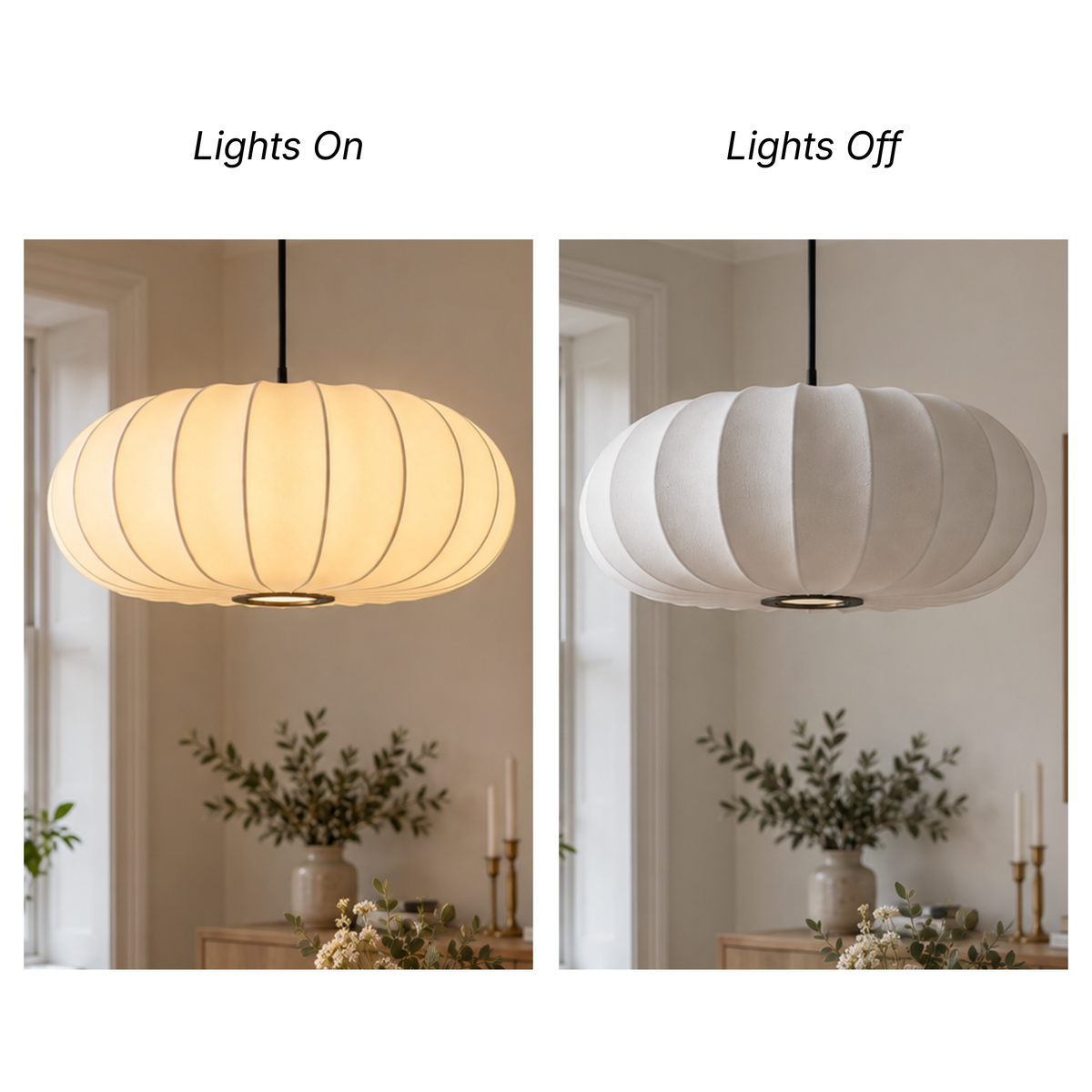 Verona Silk LED Pendant Light