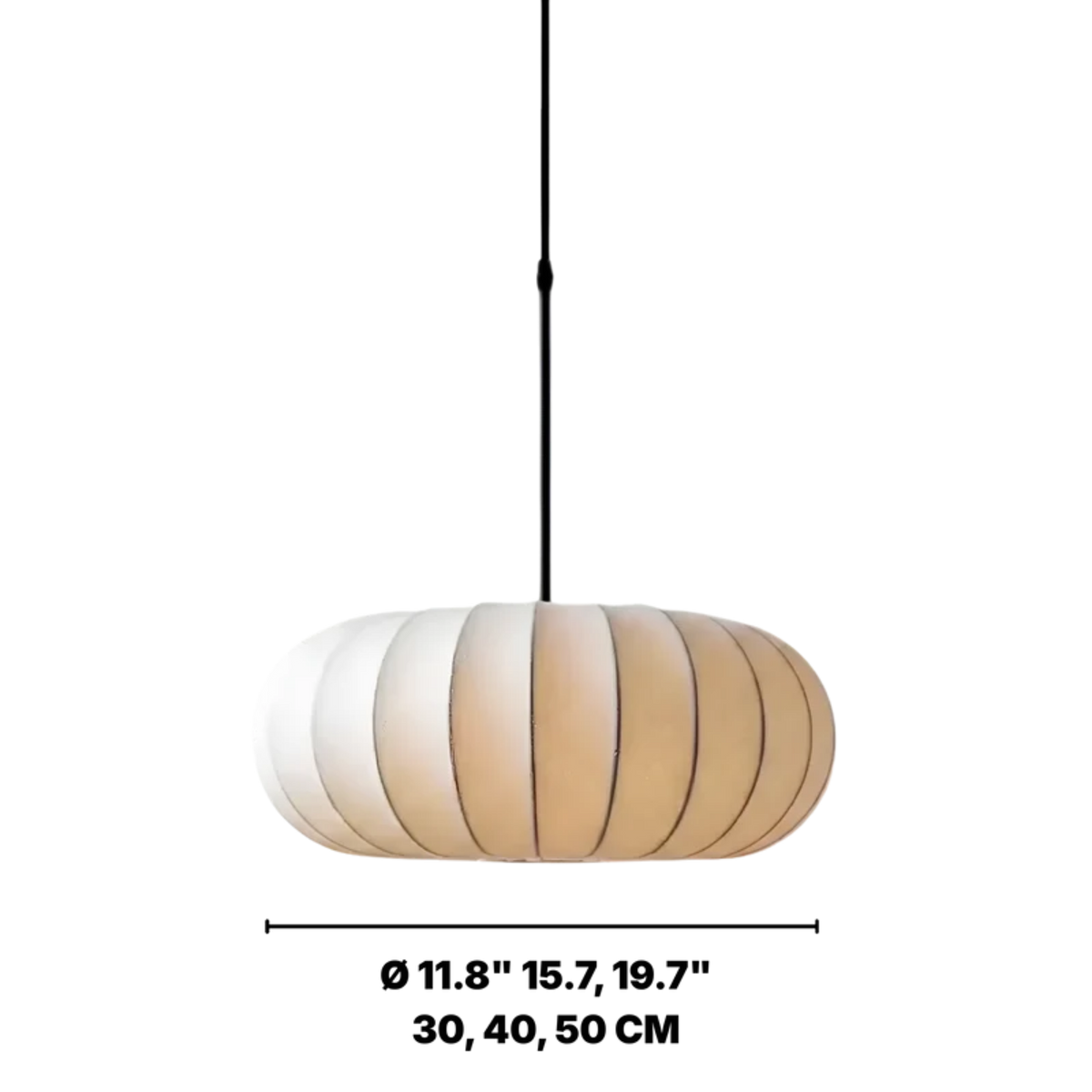 Verona Silk LED Pendant Light
