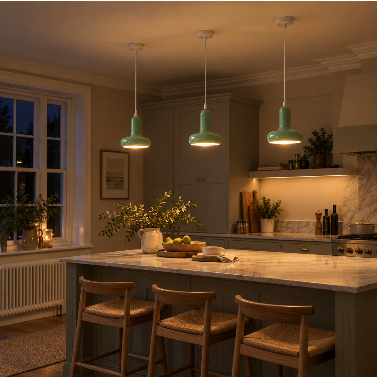 Modern Nordic Mushroom Pendant Light