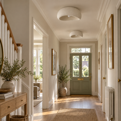 Minimalist Stone Look Ceiling Light