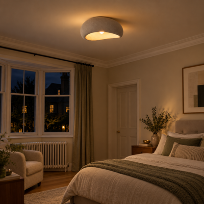 Minimalist Stone Look Ceiling Light