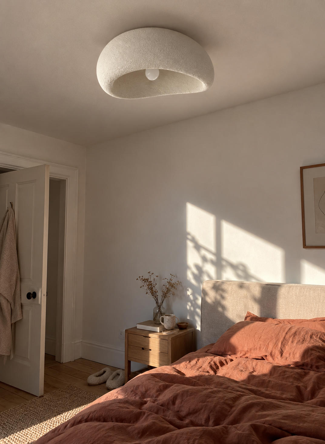 Lighting in a sunlit home interior