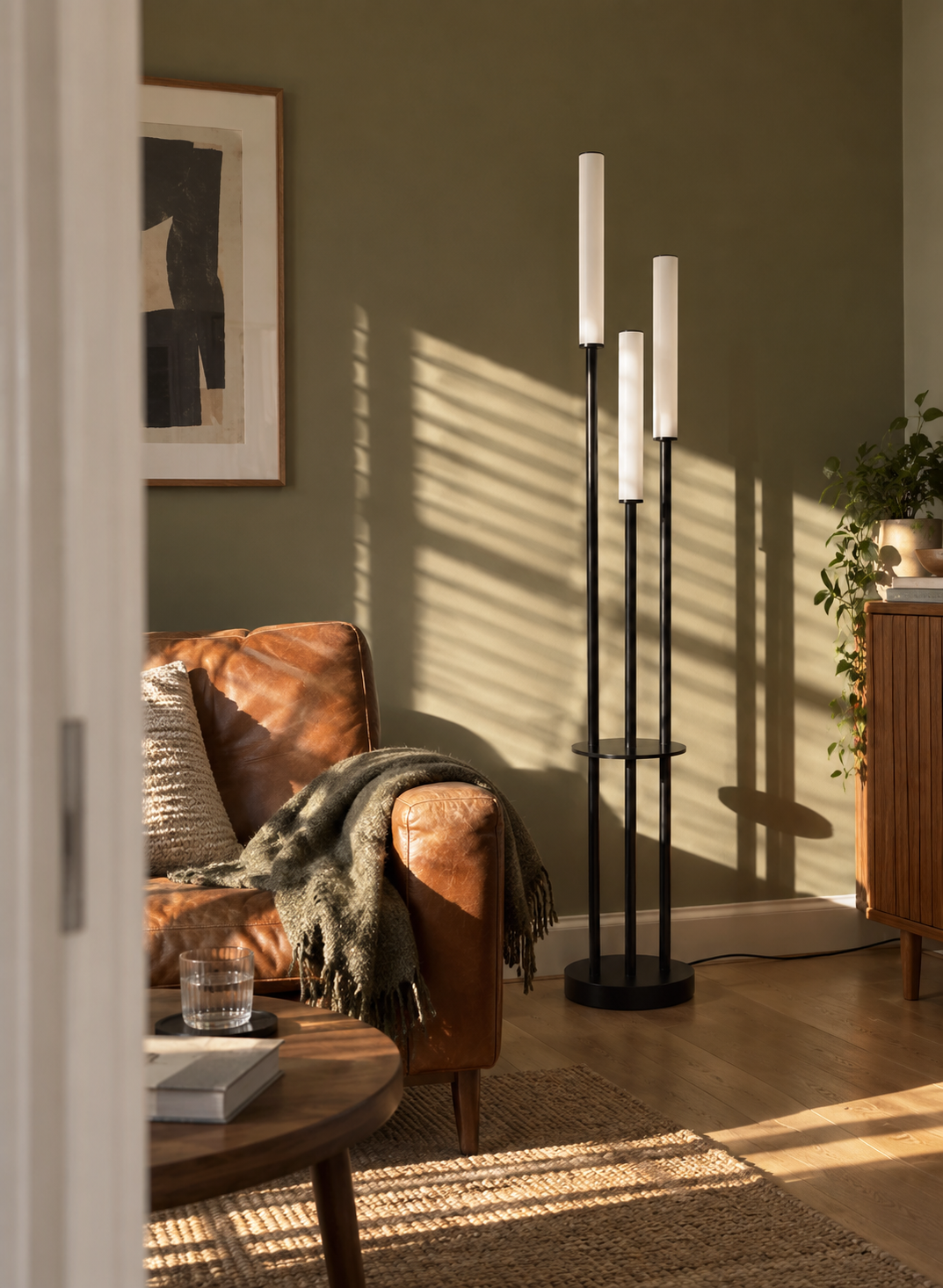 Lighting in a sunlit home interior